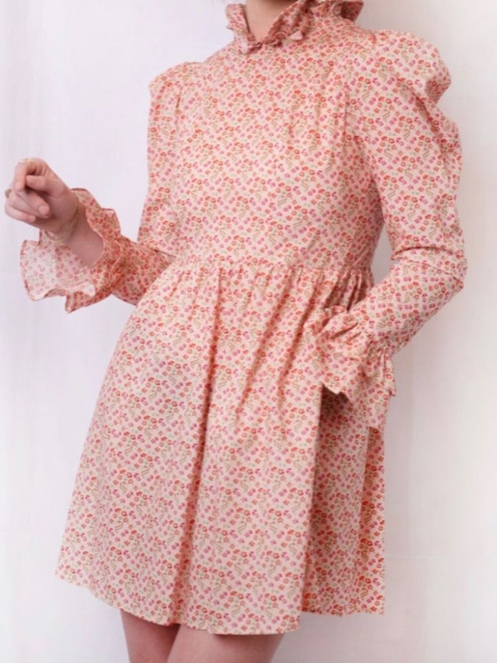 Batsheva Floral Pink Dress - LIKE NEW Size 2
